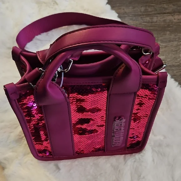 Steve Madden Pink Sequin Women's Bag - Picture 1 of 6